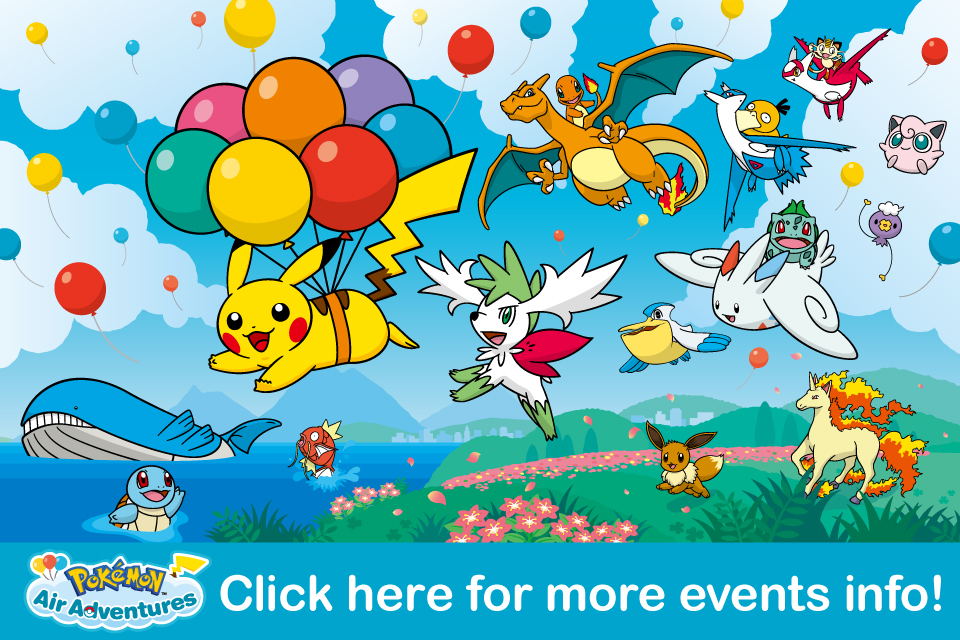 Pikachu event information