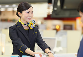 Check-in counter