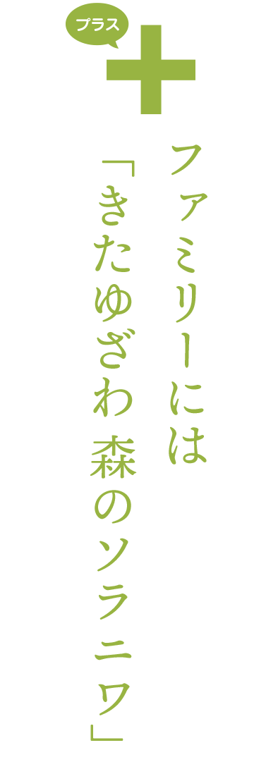 + ファミリーには「きたゆざわ 森のソラニワ」