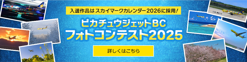 ピカチュウジェットBCフォトコンテスト2025