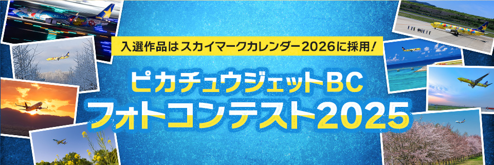 ピカチュウジェットBCフォトコンテスト2025
