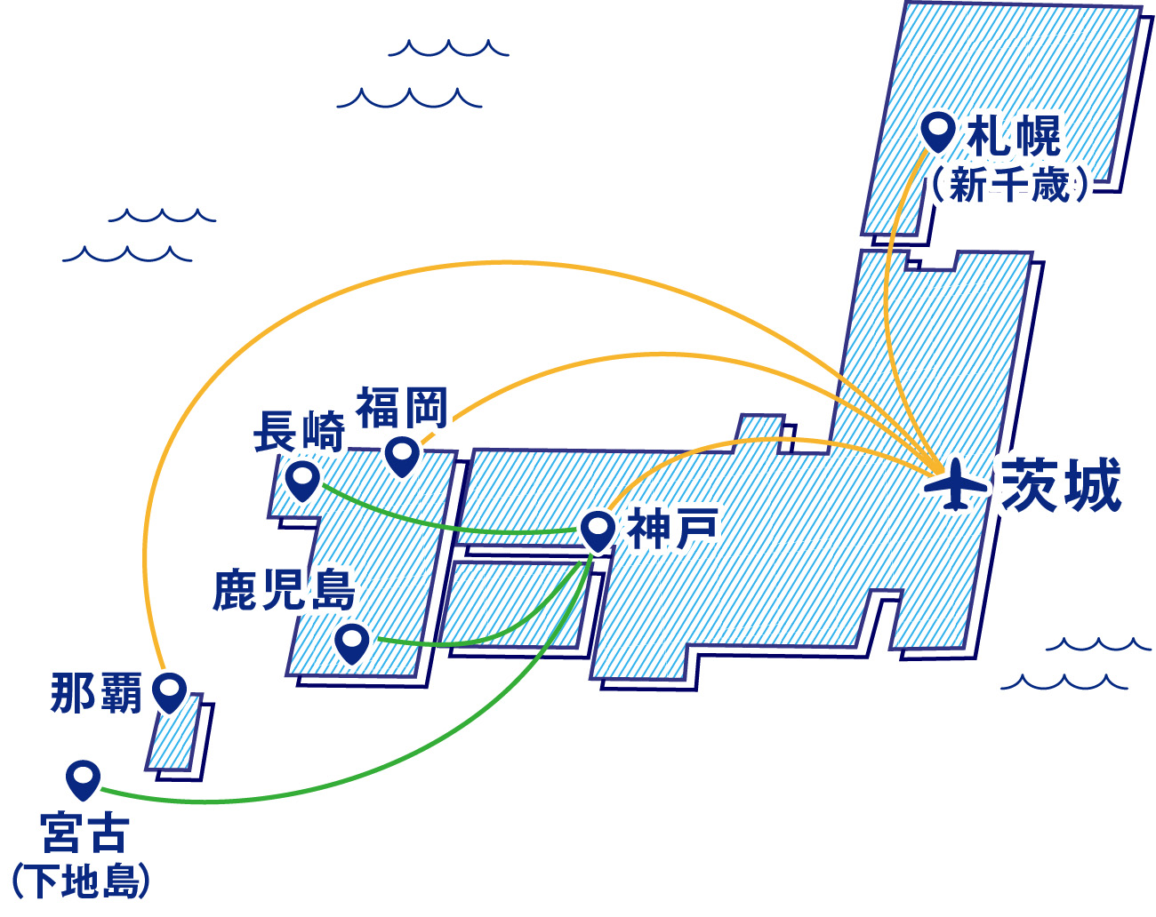 茨城空港MAP